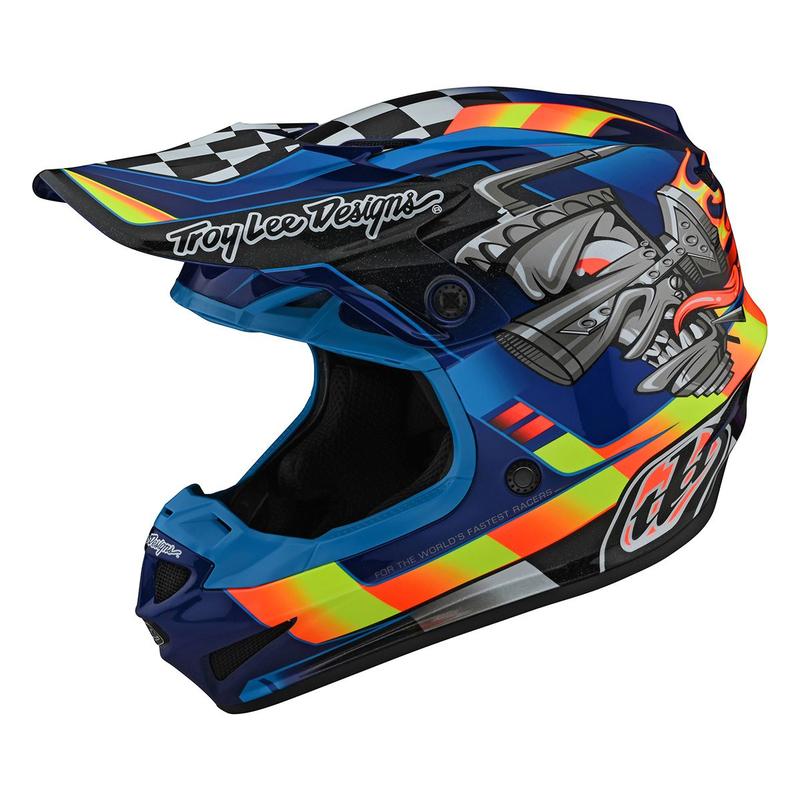 Capacete Motocross Lançamento Troy Lee Tld 1 Versâo Se4